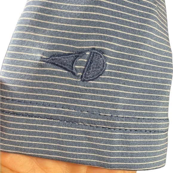 Men’s Grand Slam Regatta Blue Stripe Performance Polo XXL Excellent Condition - Picture 6 of 15